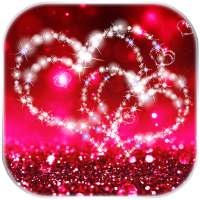 Glitter Love Sparkle Keyboard Theme logo