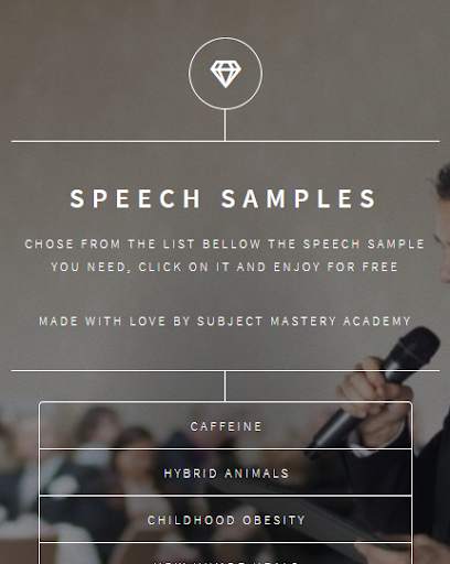 Speech Samples screenshot 2