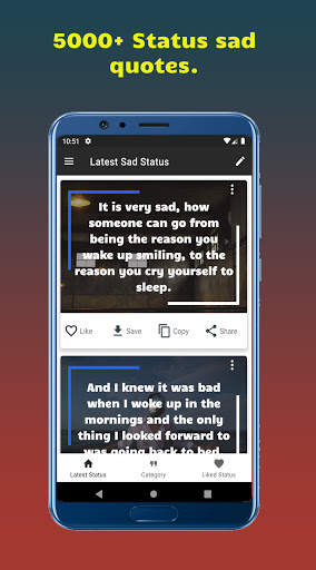 Sad Status 😢 And Sad Quotes 😢  With Editor✍️ screenshot 2