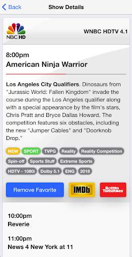 TV Listings Guide USA screenshot 2