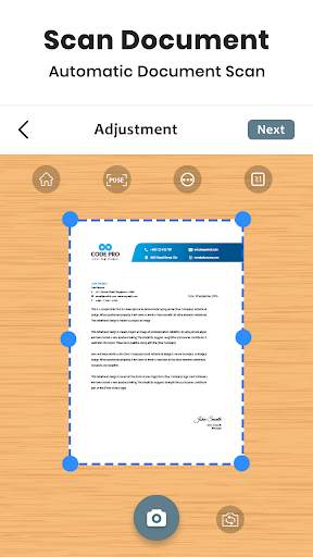 Camera scanner - Scan PDF & Document Scanner screenshot 1