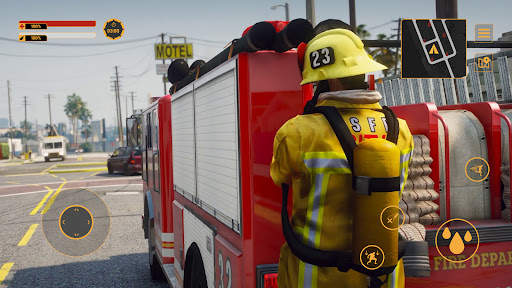 Fire Truck Driving Games 2022 screenshot 5