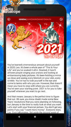 Leo Horoscope - Leo Daily Horoscope 2021 free app screenshot 2