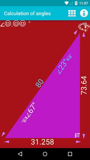 Calculation of angles 1 تصوير الشاشة
