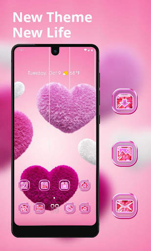 Red Hairy Love Redmi 4 theme Bright Light screenshot 1