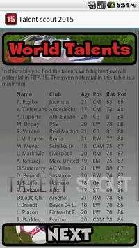 Talents Fifa 15 screenshot 2