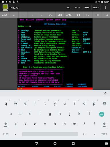 Mocha TN3270 Lite screenshot 7