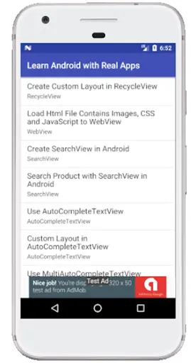 Learn Android with Real Apps screenshot 2