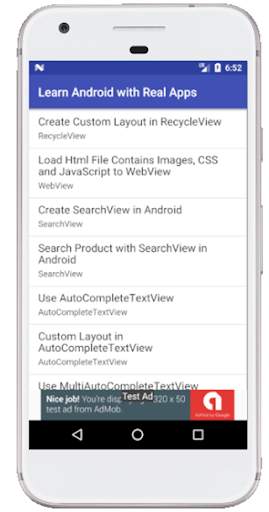 Learn Android with Real Apps screenshot 2