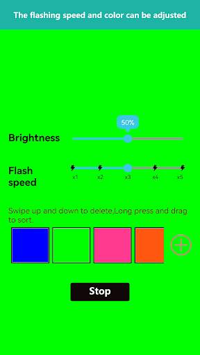 Flashlight   flash screen screenshot 4