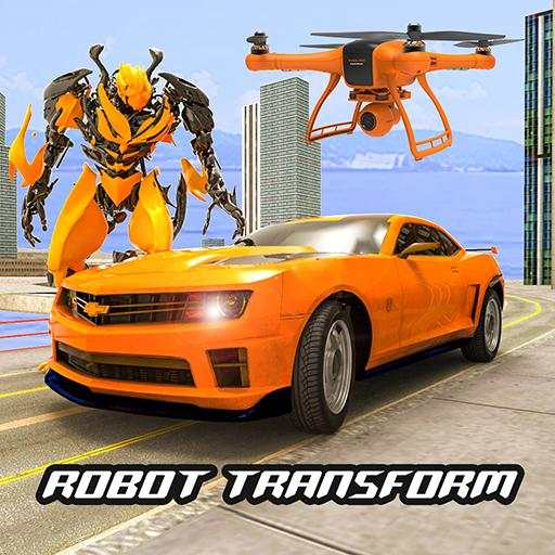 Drone Robot Car Transform Robot Transforming games 3.0