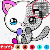 Cute Kitty Pix - Coloring by pixels draw sandbox 1.0.0