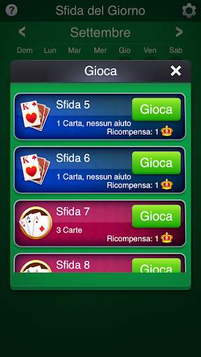 Solitario: Sfida del Giorno screenshot 2