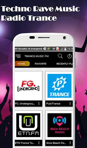 Techno Rave Music Radio Trance screenshot 1