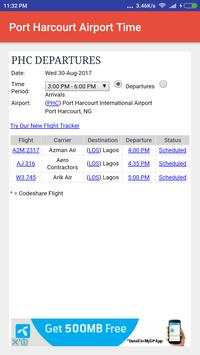 Port Harcourt  Airport Flight Time screenshot 2