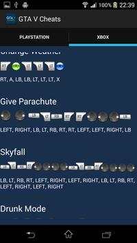 Cheats for GTA V screenshot 3