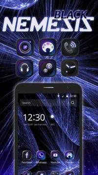 High Tech Black & Purple Theme screenshot 1