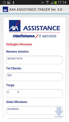 Axa Assistance Tracer Mobile screenshot 3