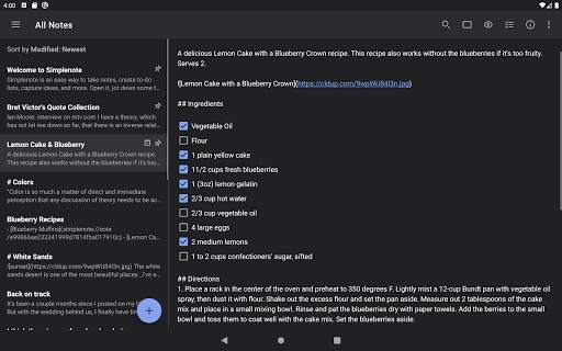 Simplenote screenshot 14