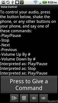 Voice Control screenshot 1