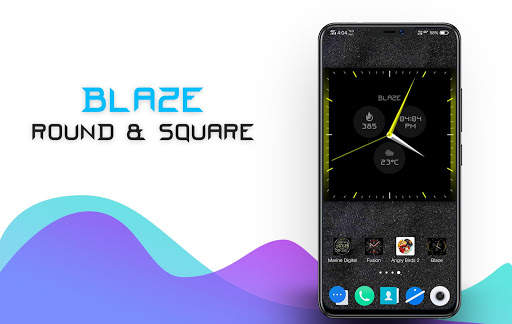 Blaze Clock Live Wallpaper screenshot 8