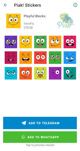 Piak! Stickers - WhatsApp & Telegram screenshot 3