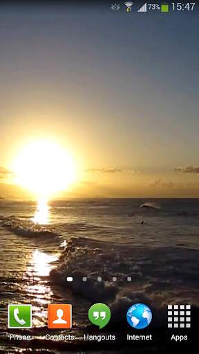 Ocean Waves Sunset Live HD 3 screenshot 8