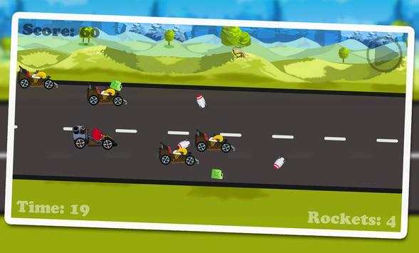 Angry Racing Bird 2017 screenshot 6