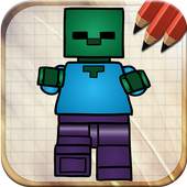 Draw Lego Minecraft Figures 300