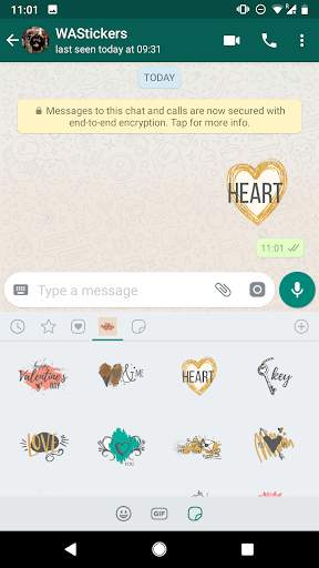 WAStickerApps Valentine Stickers for Whastapp screenshot 5