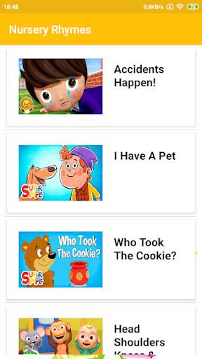 Offline Nursery Rhymes - Kids Songs With Video screenshot 1