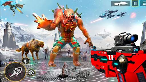 penembakan robot zombie fps screenshot 1