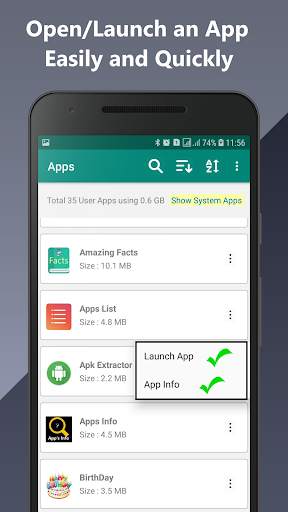 My Apps : Apps List and App Info screenshot 2