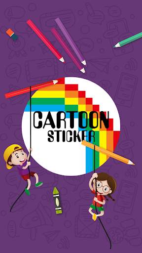 Cartoon Stickers for WhatsApp Messenger screenshot 1
