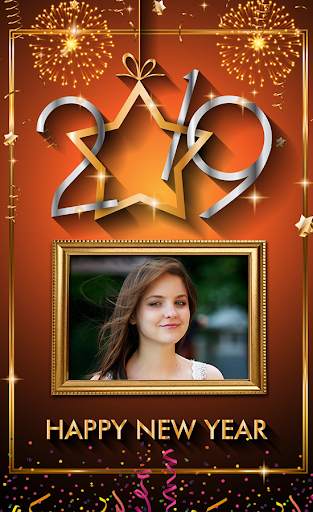 2019 New Year Photo Frames,Greetings screenshot 3