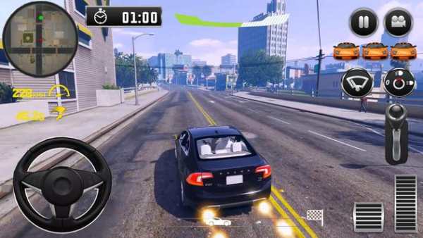City Driving Volvo Car Simulator screenshot 1