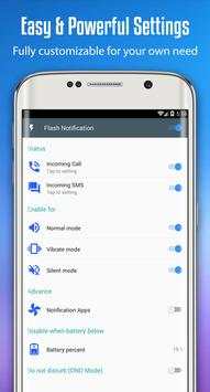 Flashlight Alert : Call & Sms Notification screenshot 3