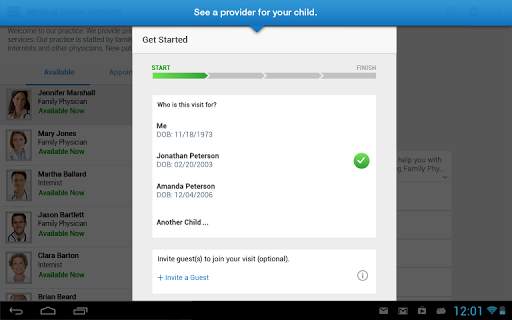 LiveHealth Online Mobile screenshot 5