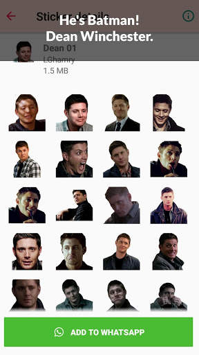 SPN Stickers for WhatsApp screenshot 3