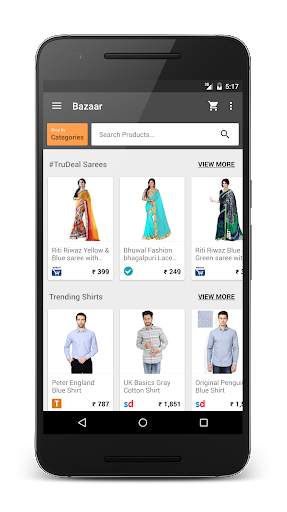 Bazaar - online shopping app screenshot 1