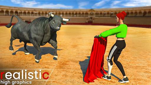 Angry Wild Bull Racing Game screenshot 3