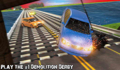 Demolition Derby Car Crash Beam Engine Speed Bumps स्क्रीनशॉट 3