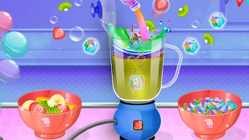 Fruity Unicorn Slush Maker: Slushy Drinks Cooking screenshot 4