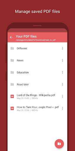 Web to PDF Nice Converter screenshot 5