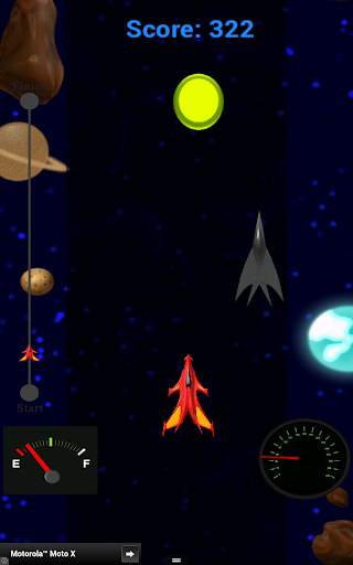 Space Race Tilt Free Tilt Game App screenshot 2