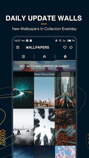 Wallpaper HD-Auto Wallpaper Changer screenshot 3