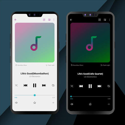 Black Theme for LG UX9 (Android 10) screenshot 5