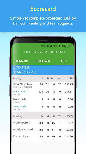 CricSync The Best Cricket Scoring App screenshot 1