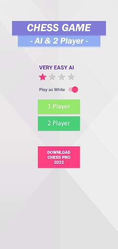 Easy Chess (2 player & AI) स्क्रीनशॉट 1