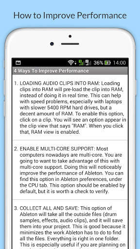 Free Ableton Live Tips screenshot 8